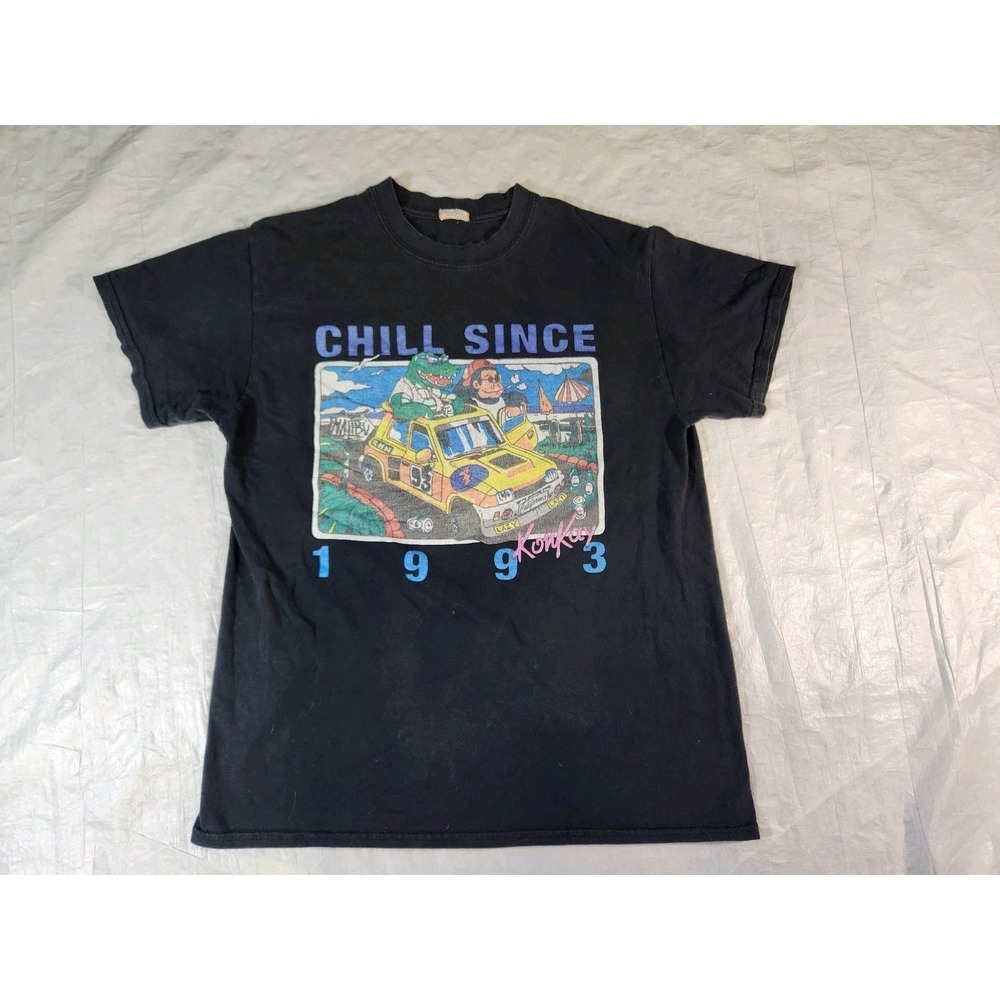 John Galt Aspen Graphic T Chill Since 1993 Bowser Vintage Shirt Tshirt OS Brandy